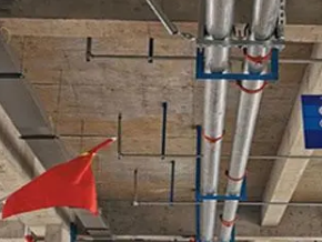 管城管廊支架的安装方法