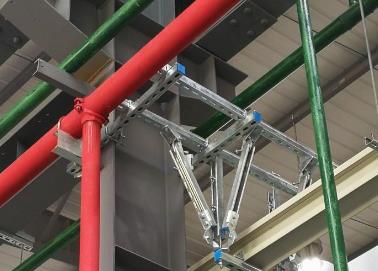 管城该抗震支架的整体式支吊架结构协调性好